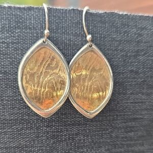 Elegant Gold and Silver Earrings